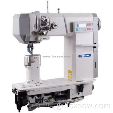 Διπλή βελόνα Αυτόματη βαρέων καθηκόντων ράψιμο μετά από κρεβάτι